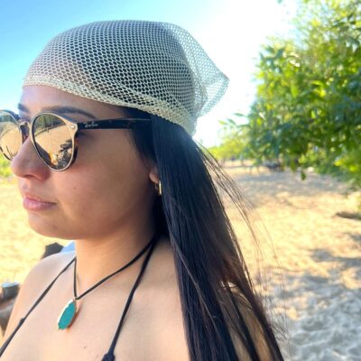 Bandana Sol (Red brillosa color champagne )