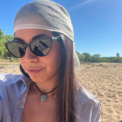 Bandana Row (Red brillosa plateada)