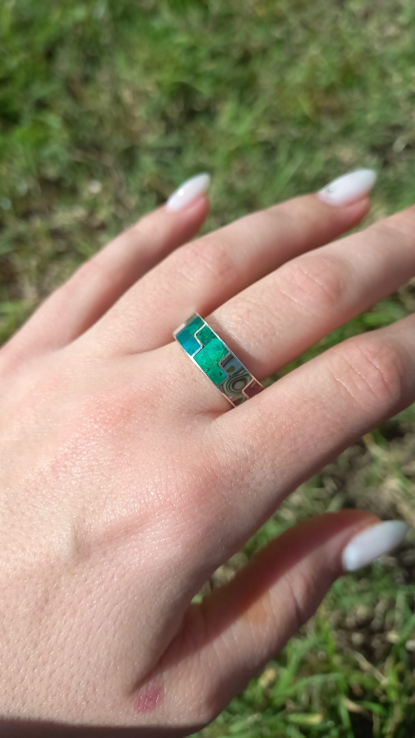 Multicolor macizo nº16 (Plata peruana 950)