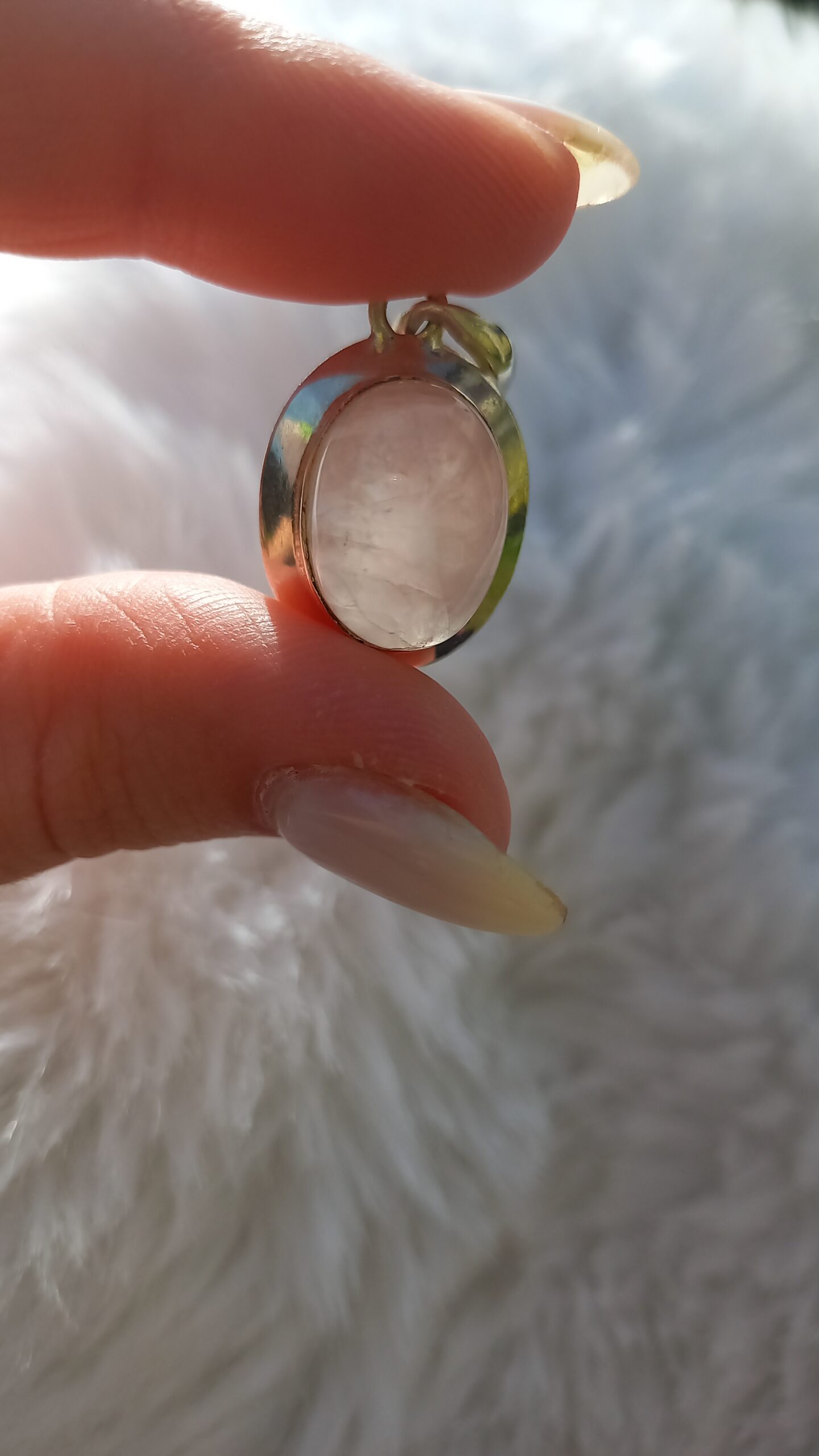 Cuarzo Rosado Ovalado