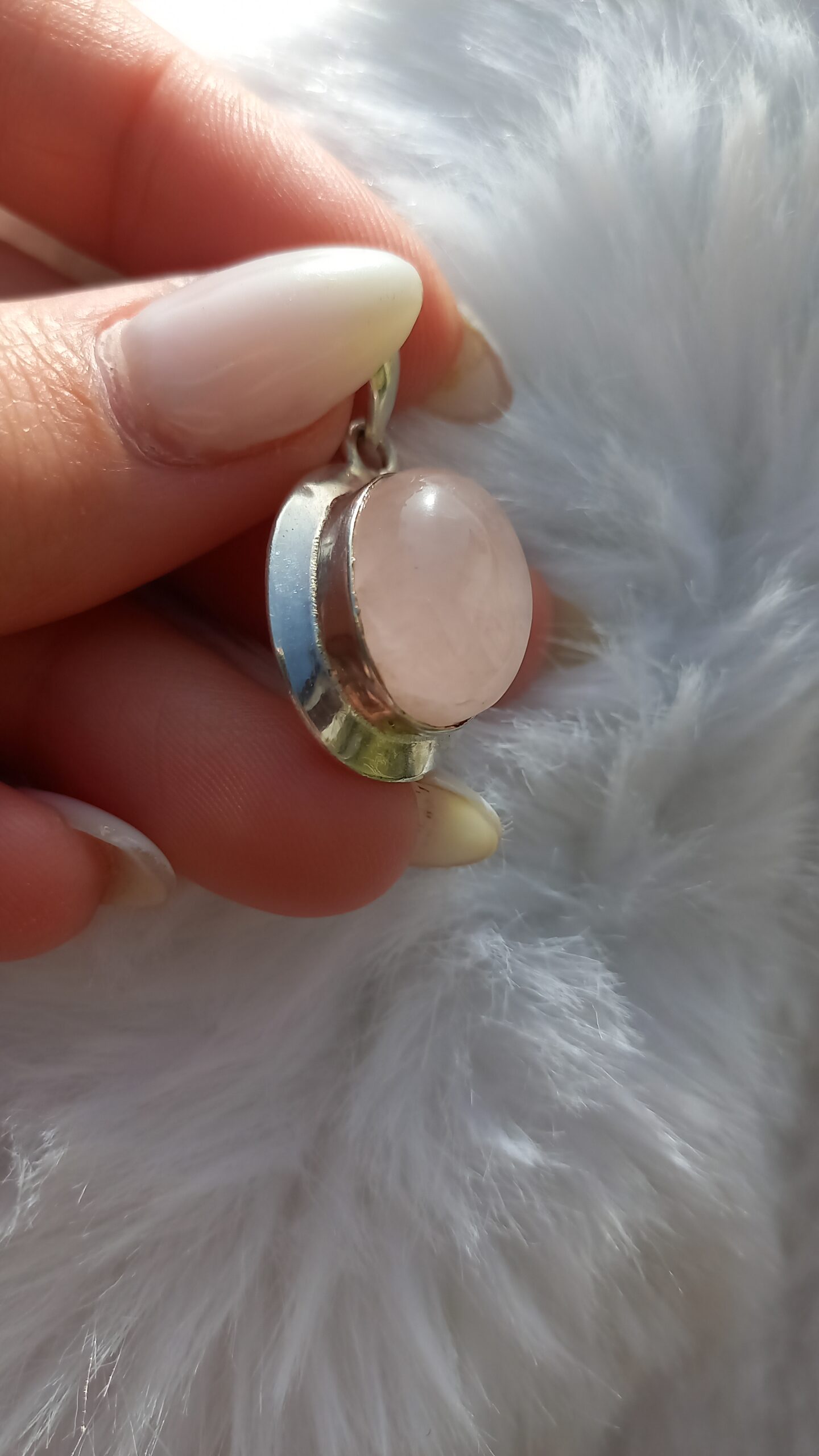 Cuarzo Rosado Ovalado - Image 3