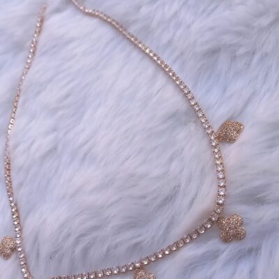 Conjunto trebol m.c dorado