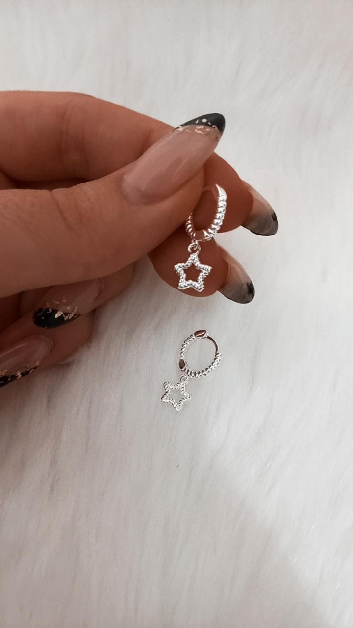 Argolla de plata con estrella - Image 2