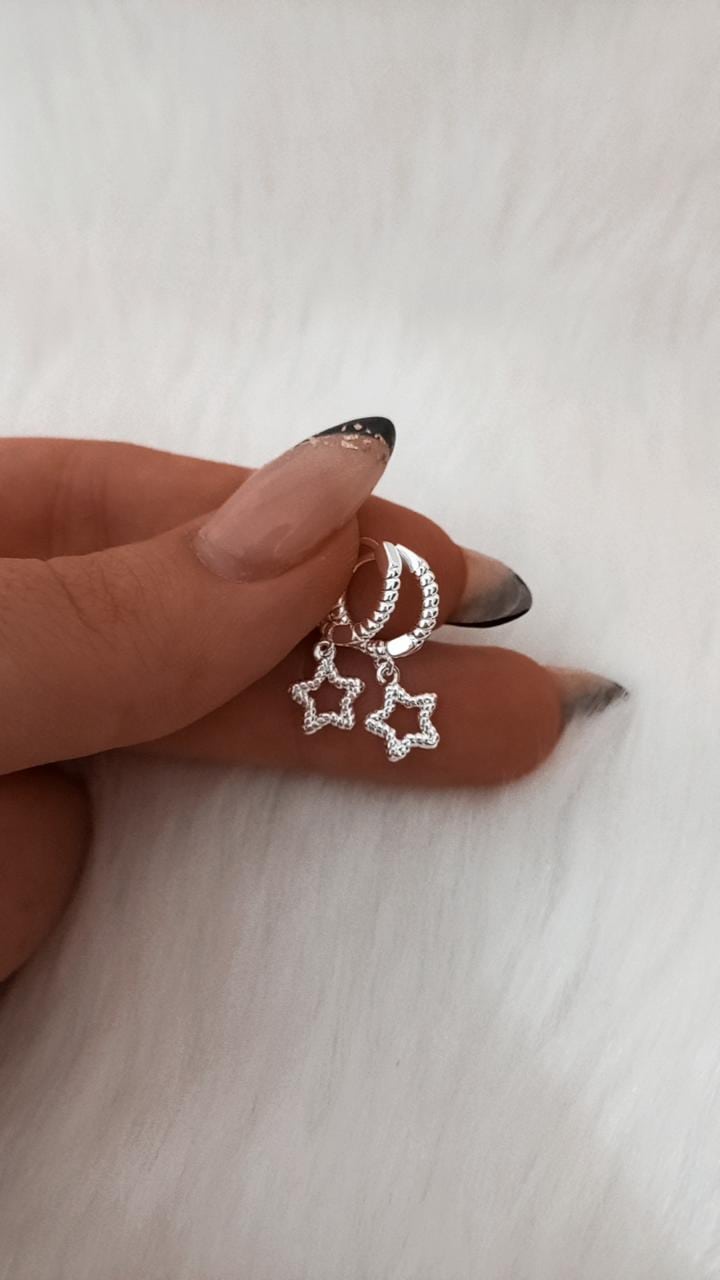 Argolla de plata con estrella