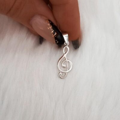 Dije de plata Clave de Sol