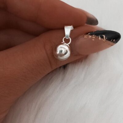 Dije de plata llamador de angeles nº2