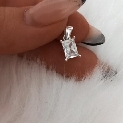 Dije de Plata Cubic Cuadrado