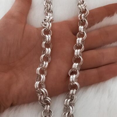 Cadena de plata Doble rolo (45 cm)