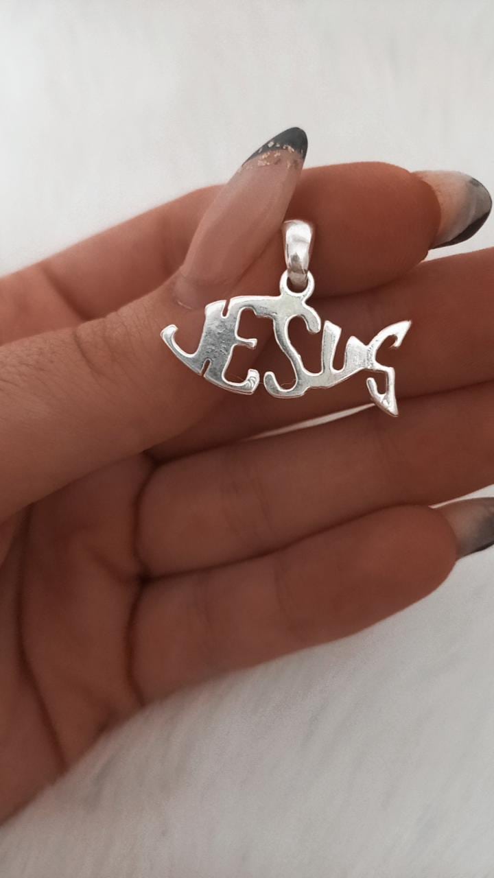 Dije de plata Jesus