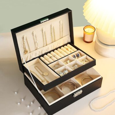 Joyero 2 pisos linea clásica