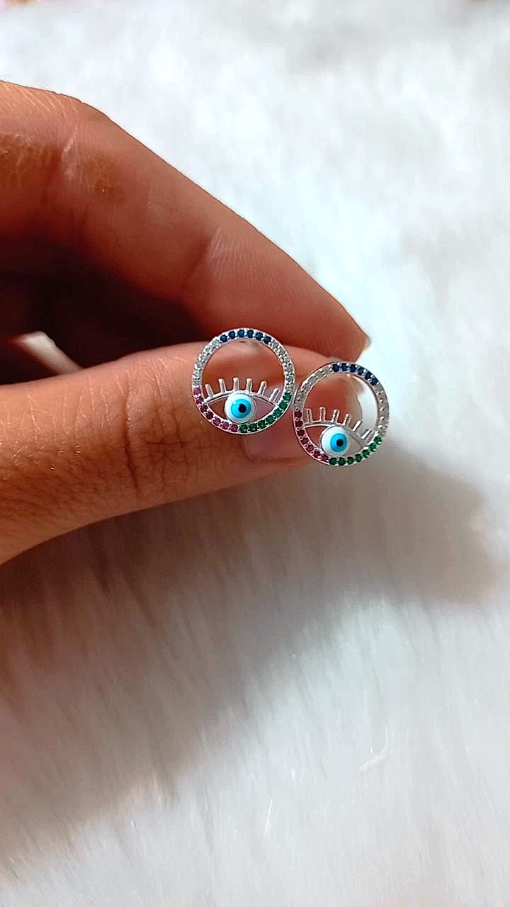 Ojo con micro multicolor (pasante)