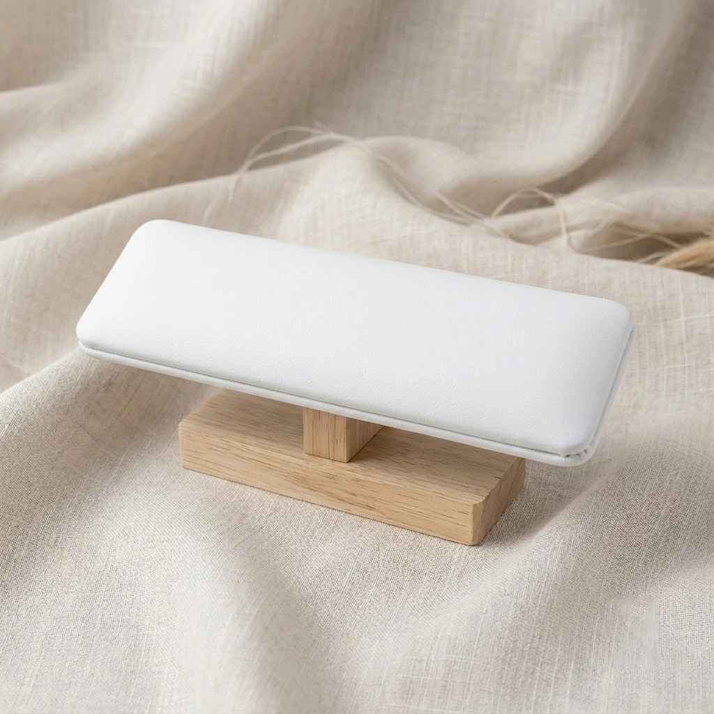 Exhibidor de pulsera madera blanco
